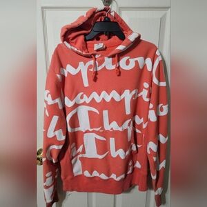 Champion Life Reverse Weave All Over Logo Hoodie